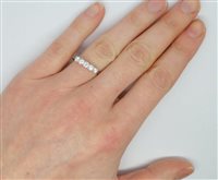 Tribano - Via Roma, 9 - Ring Recarlo Woman Anniversary in White Gold Diamante 0.45 Ct XB734/045-16 - XB734/045-16